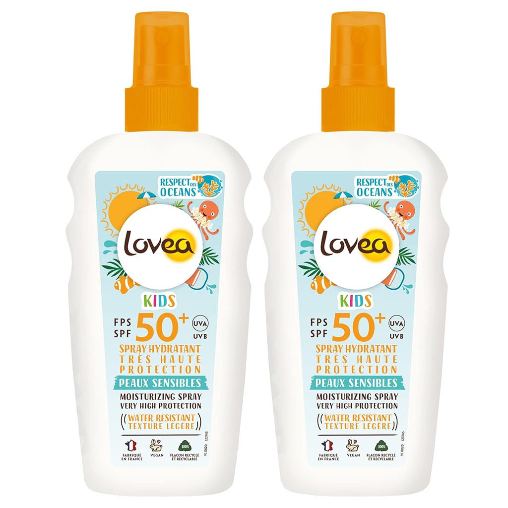 Lovea Kids Very High Protection Moisturizing Spray With SPF50+ 150ml, Promo Pack of 2's 