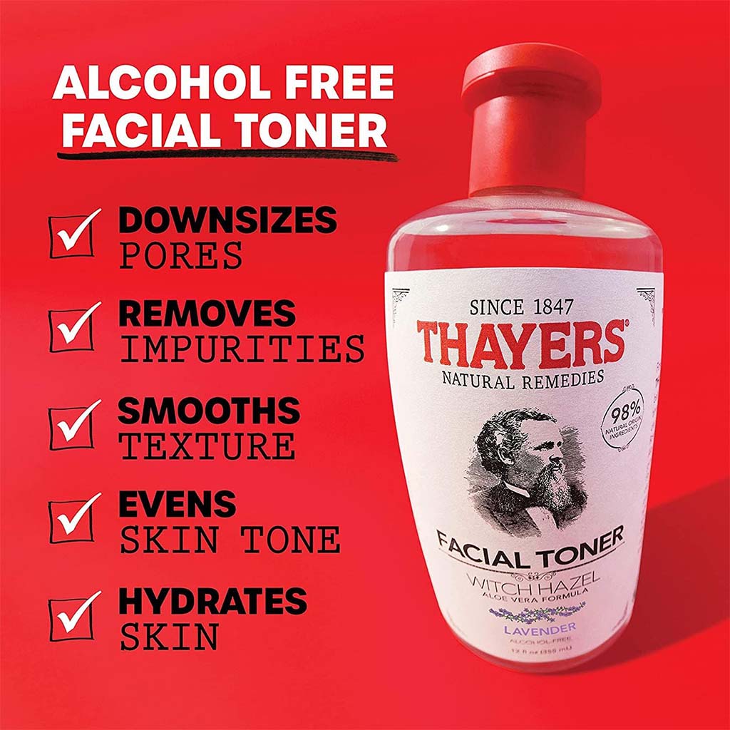 Thayers Alcohol-Free Lavender Facial Toner With Witch Hazel & Aloe Vera 355ml