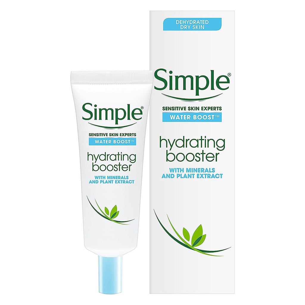 Simple Sensitive Skin Experts Water Boost Hydrating Booster Cream For Dehydrated Dry Skin 25ml
