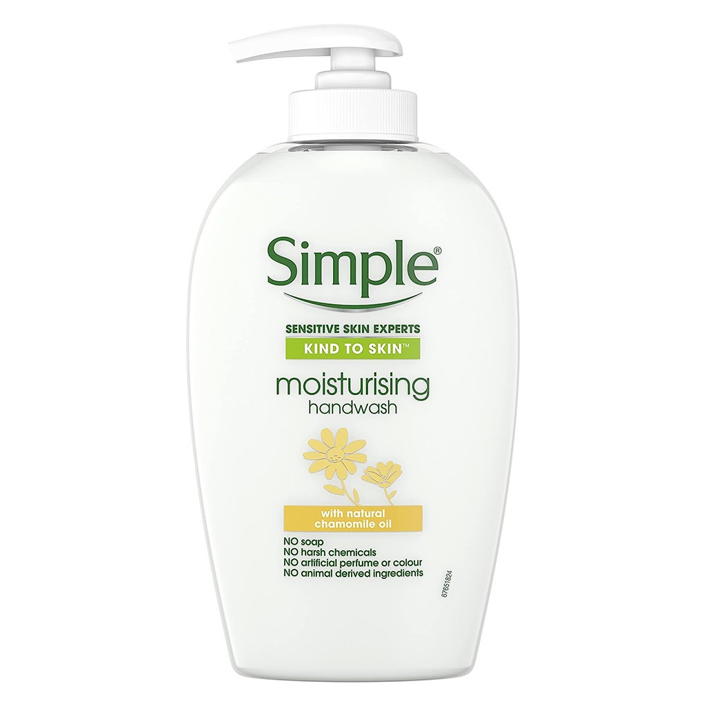 Simple Kind To Skin Sensitive Skin Experts Moisturizing Hand Wash With Natural Chamomile Oil 250ml