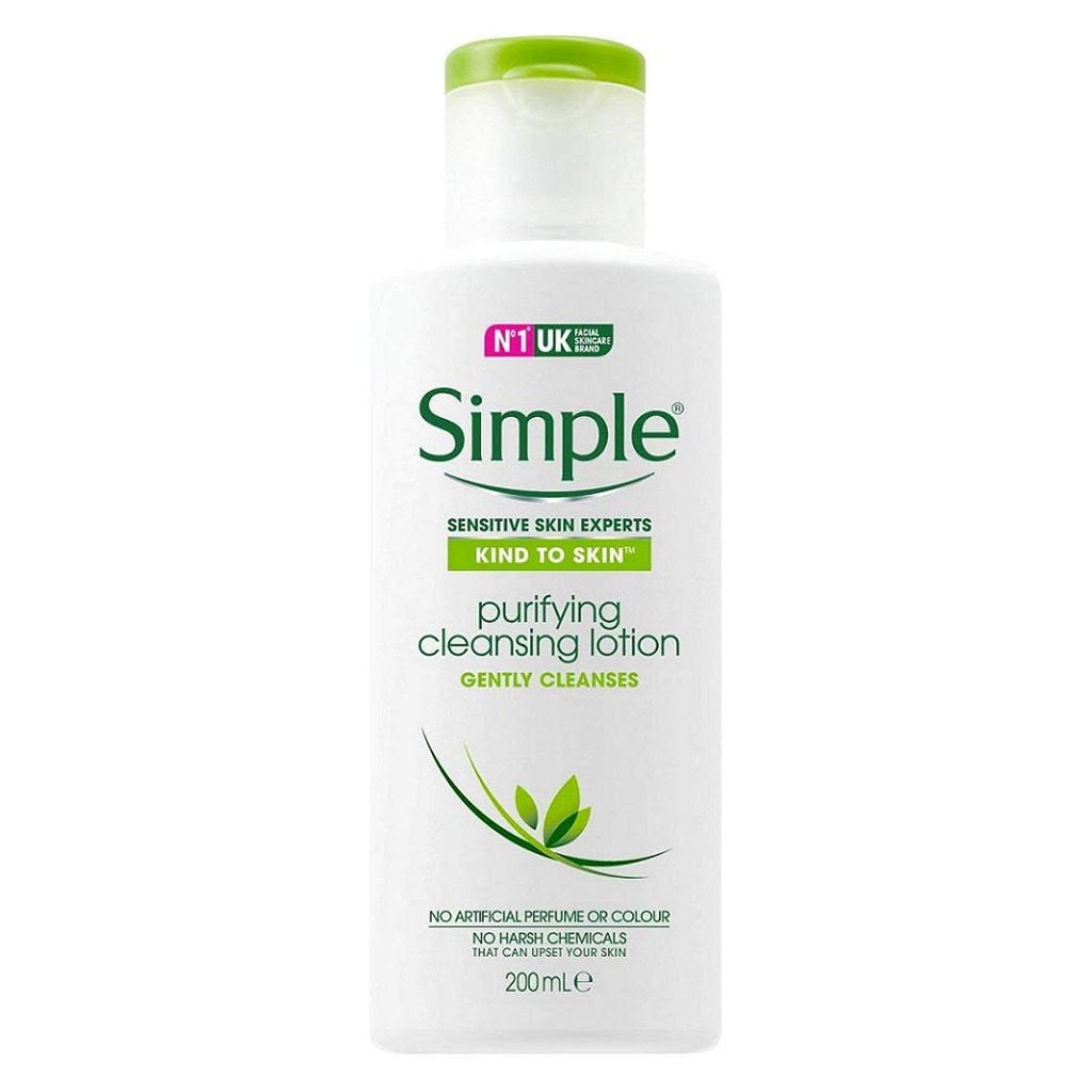 Simple Kind To Skin Sensitive Skin Experts Purifying Cleansing Lotion 200ml