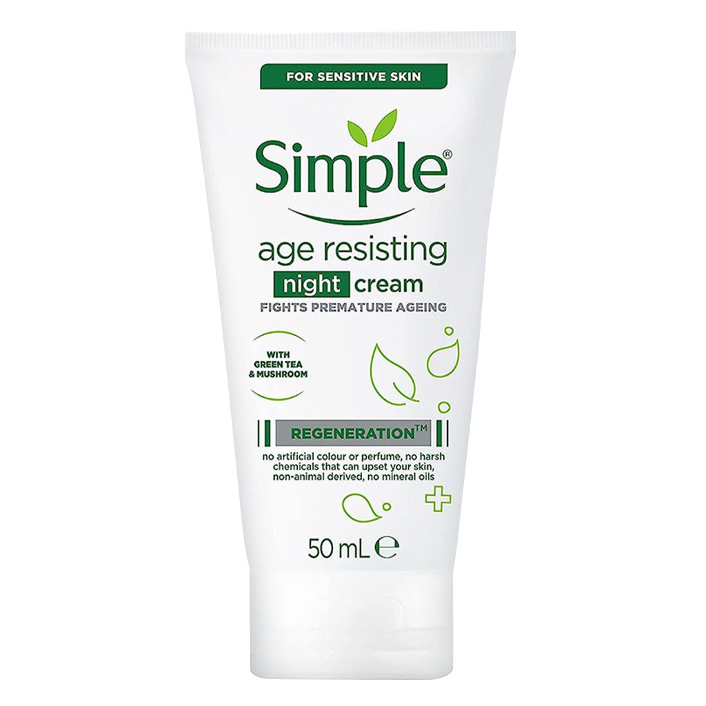 Simple Regeneration Age Resisting Night Cream 50ml, Value Pack Of 6's