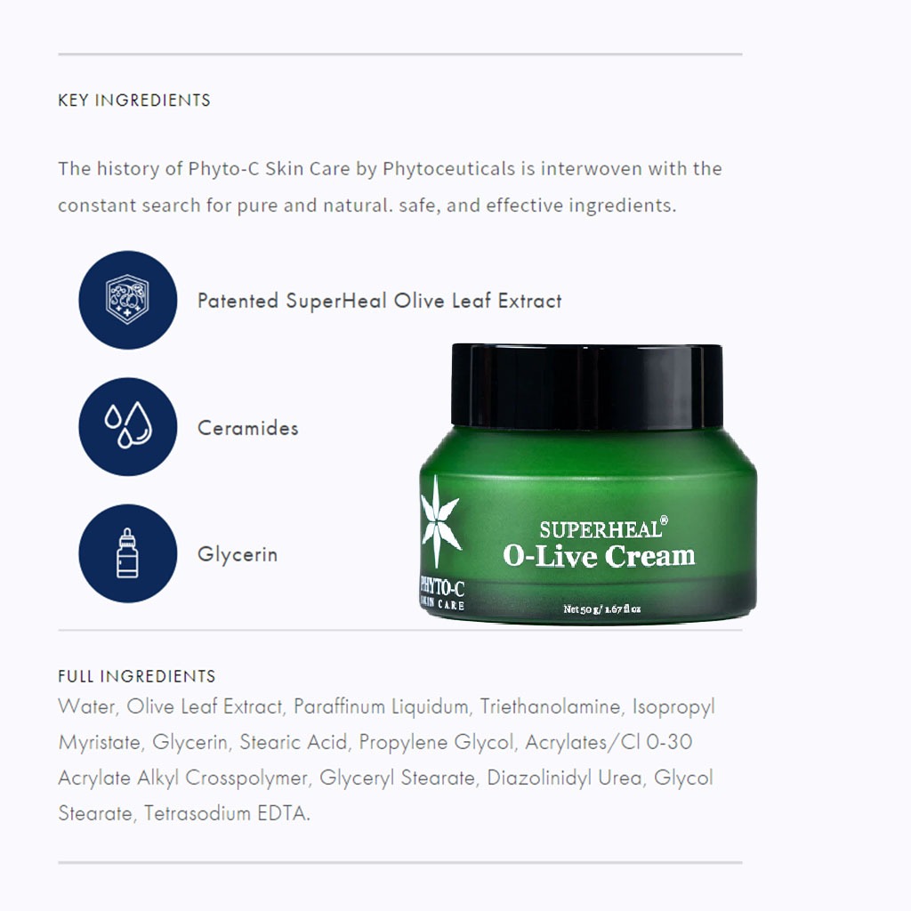 Phyto-C Superheal O-Live Antioxidant Moisturizing Cream 50G