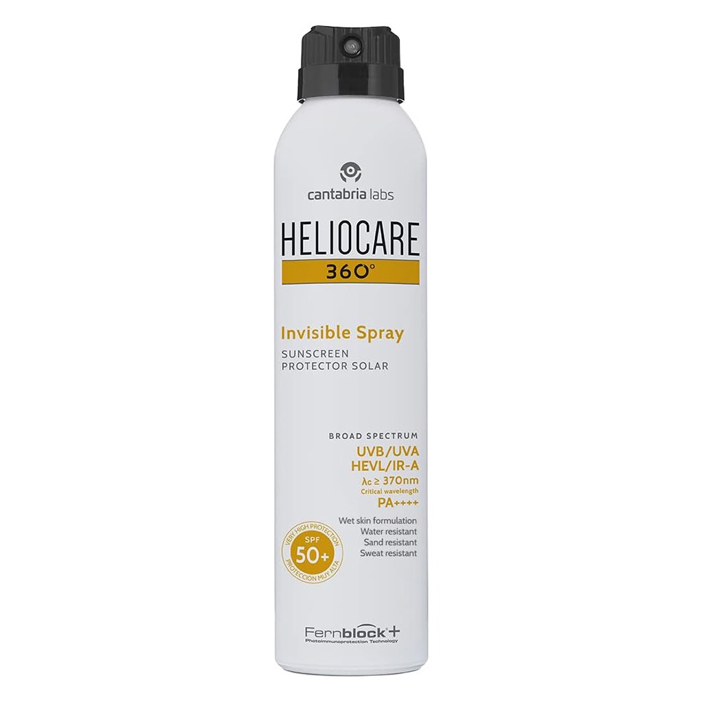 Heliocare 360° Invisible Spray Broad Spectrum Sunscreen With SPF50+ 200ml