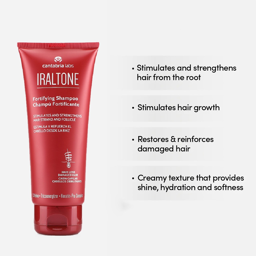 Iraltone Fortifying Shampoo For Hair Loss & Damaged Hair 200ml