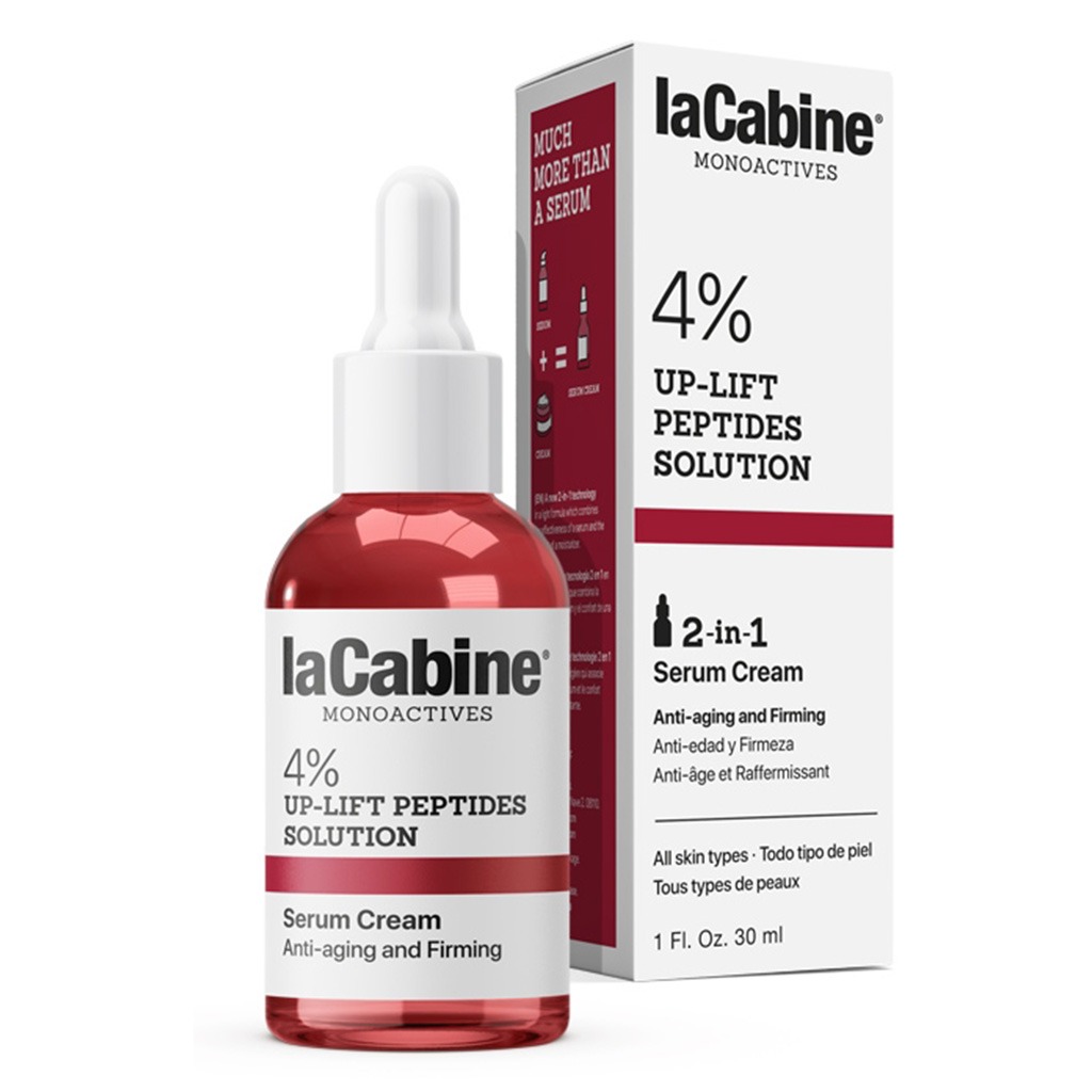 LaCabine Monoactives 4% Up-Lift Anti-Aging Peptides Firming Serum Cream For All Skin Types 30ml