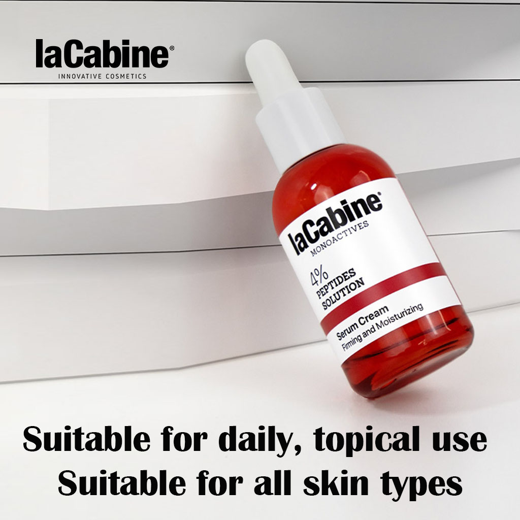 LaCabine Monoactives 4% Up-Lift Anti-Aging Peptides Firming Serum Cream For All Skin Types 30ml