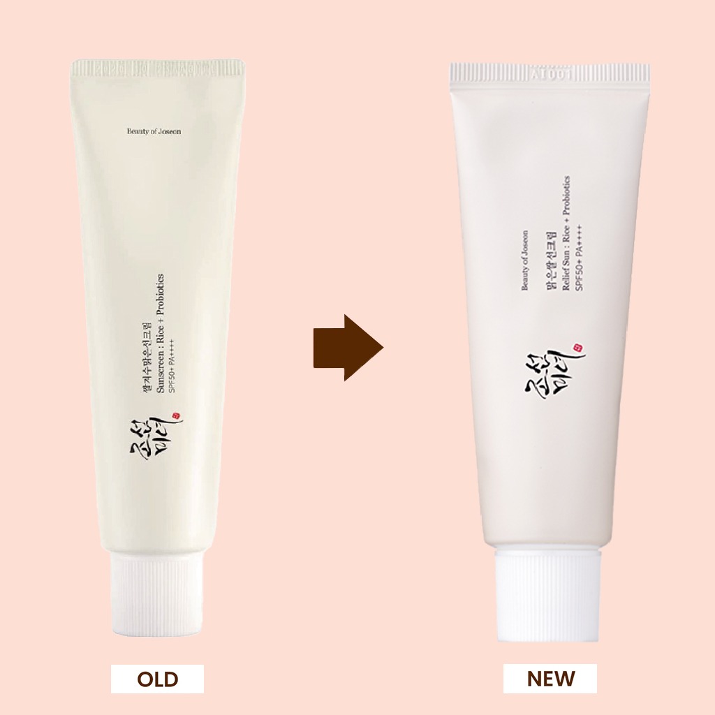Beauty of Joseon Relief Sun Organic Sunscreen With Rice + Probiotics SPF50+ & PA++++ 50ml