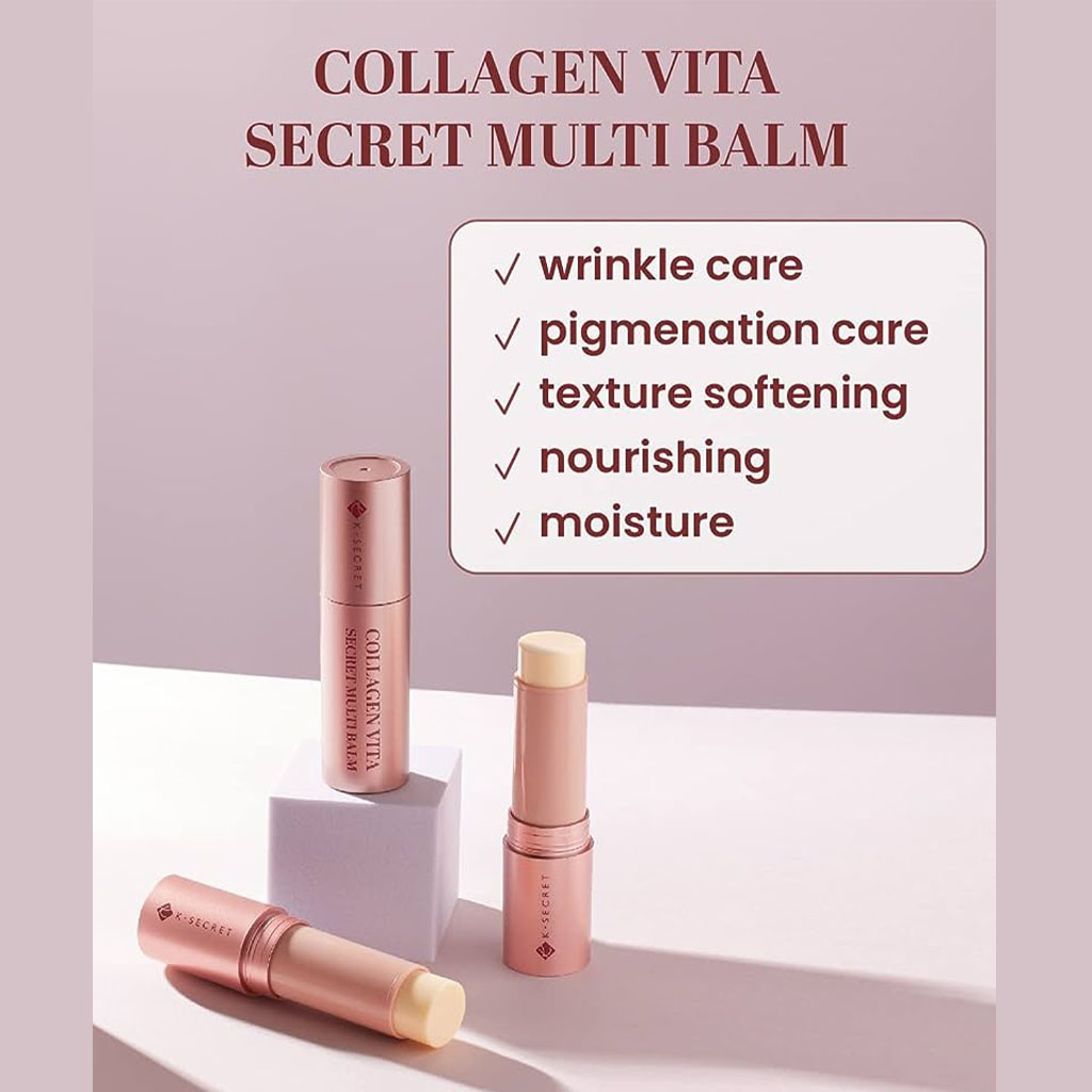 K-Secret Collagen Vita Secret Anti-Wrinkle & Brightening Multi-Balm 11g