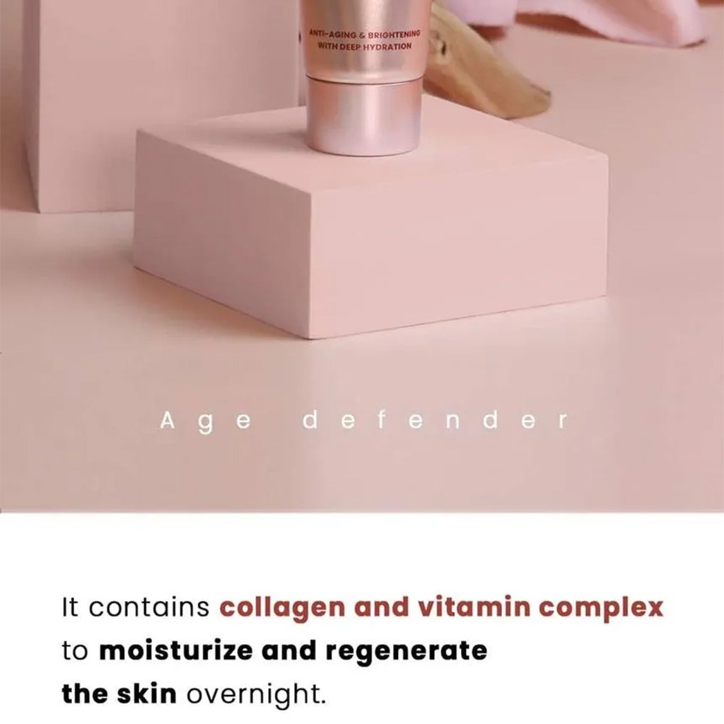 K-Secret Collagen Boosting Secret Age Defender Anti-Aging & Brightening Sleeping Mask 60ml