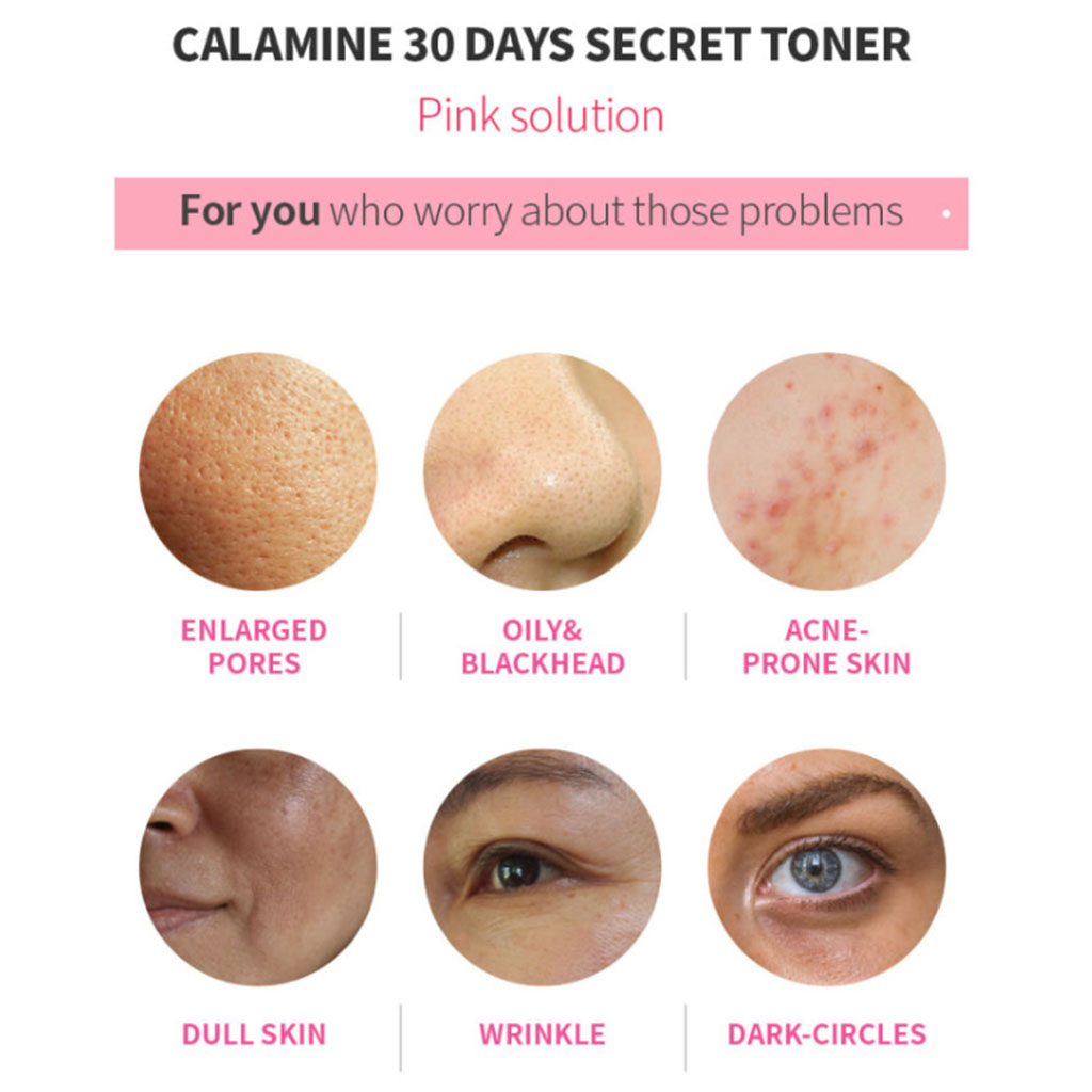 K-Secret Calamine 30 Days Secret Toner For Sensitive Skin 160ml