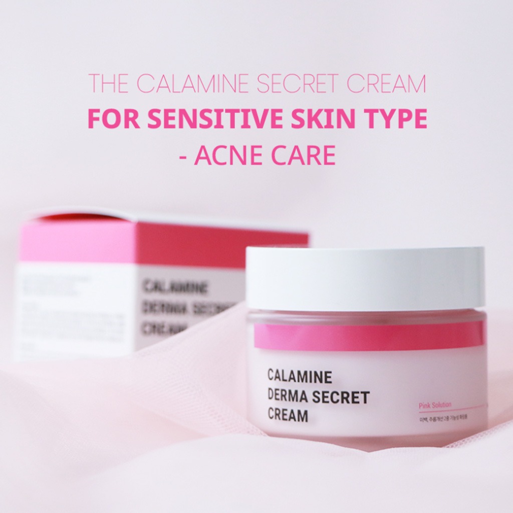 K-Secret Calamine Derma Secret Pink Solution Cream For Sensitive Skin 50ml