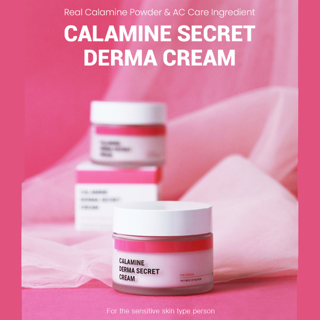 K-Secret Calamine Derma Secret Pink Solution Cream For Sensitive Skin 50ml