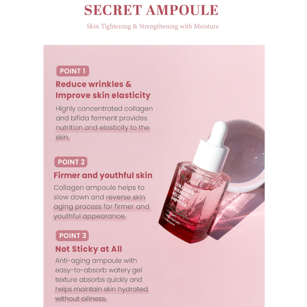 K-Secret Collagen Boosting Secret Age Defender Ampoule 30ml