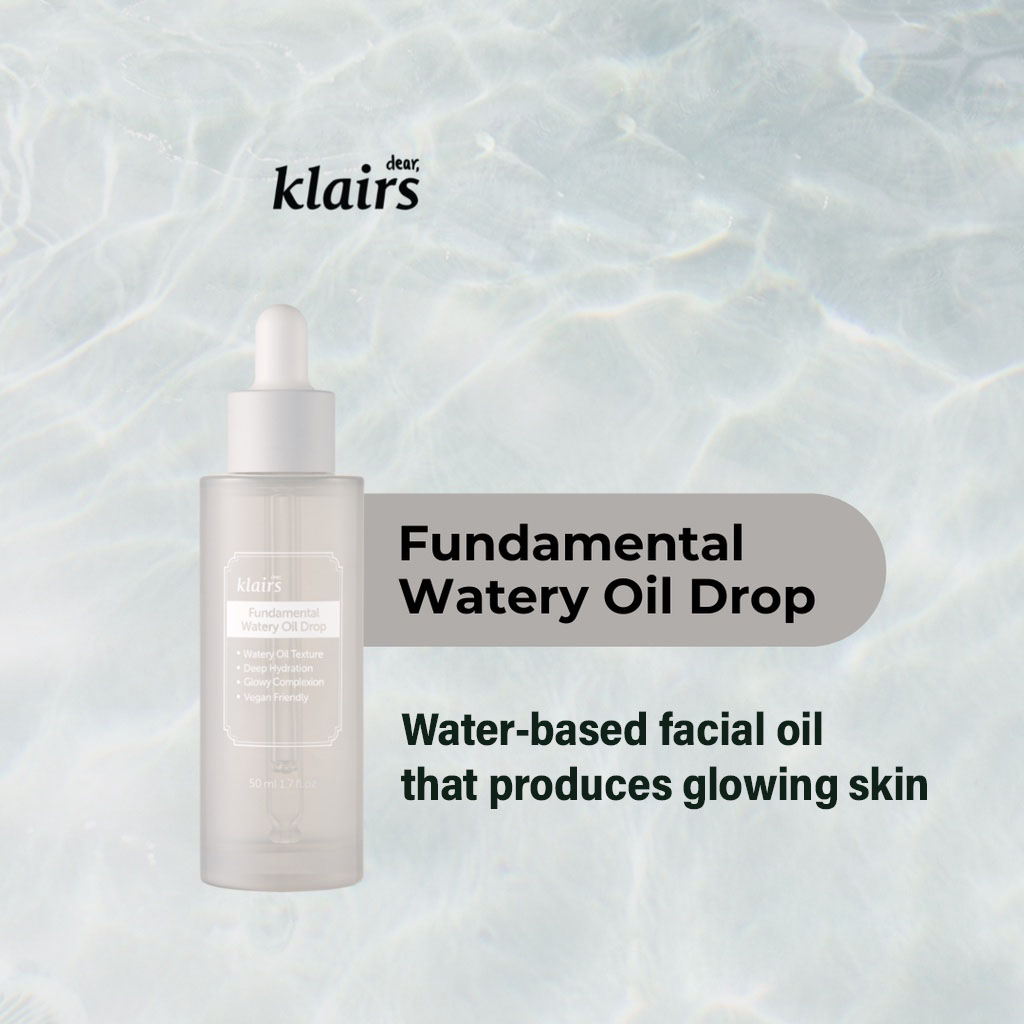 Dear Klairs Fundamental Deep Hydration Watery Oil Drop Serum With Antioxidants 50ml