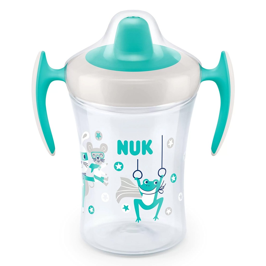 Nuk 230ml Trainer Cup With Soft Spout & Ergonomic Handle For 6 months+ Baby, Assorted Pack of 1's