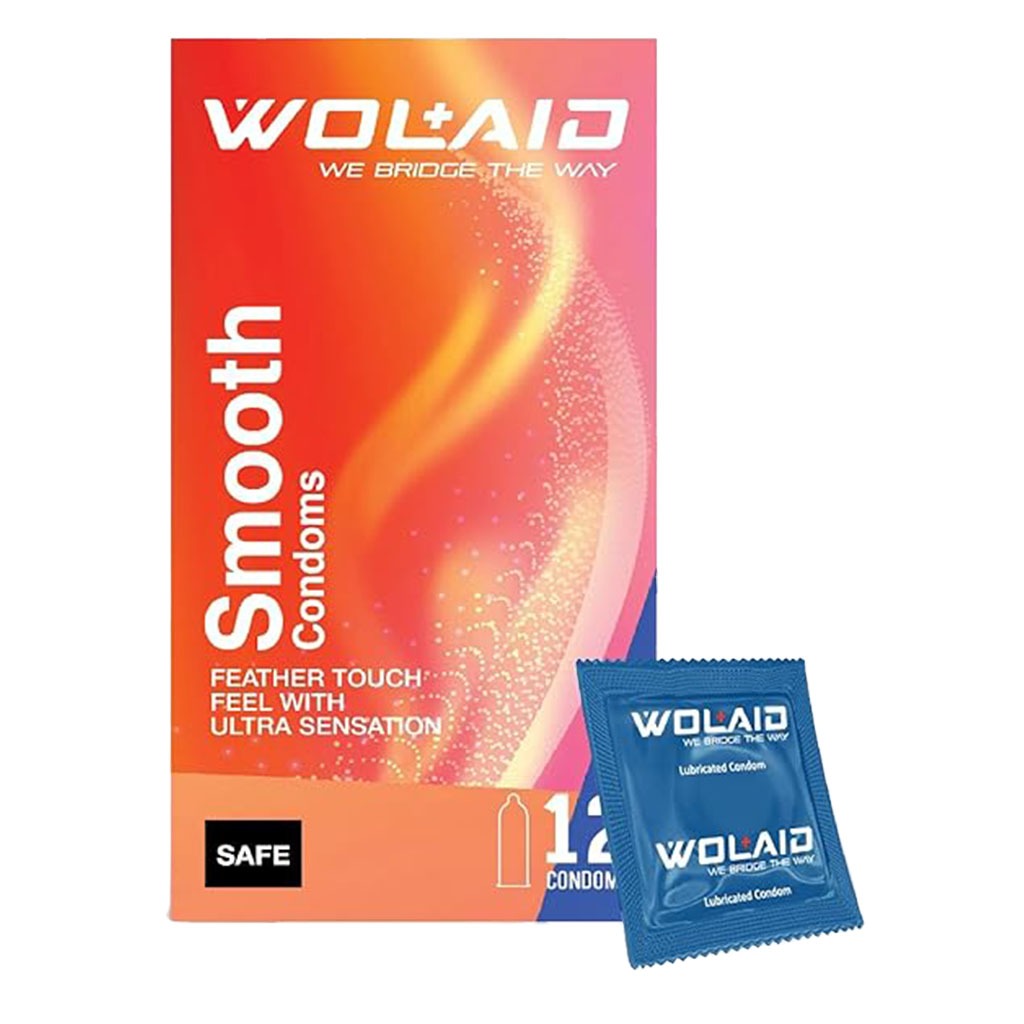 Wolaid Smooth Condoms, Pack of 12's