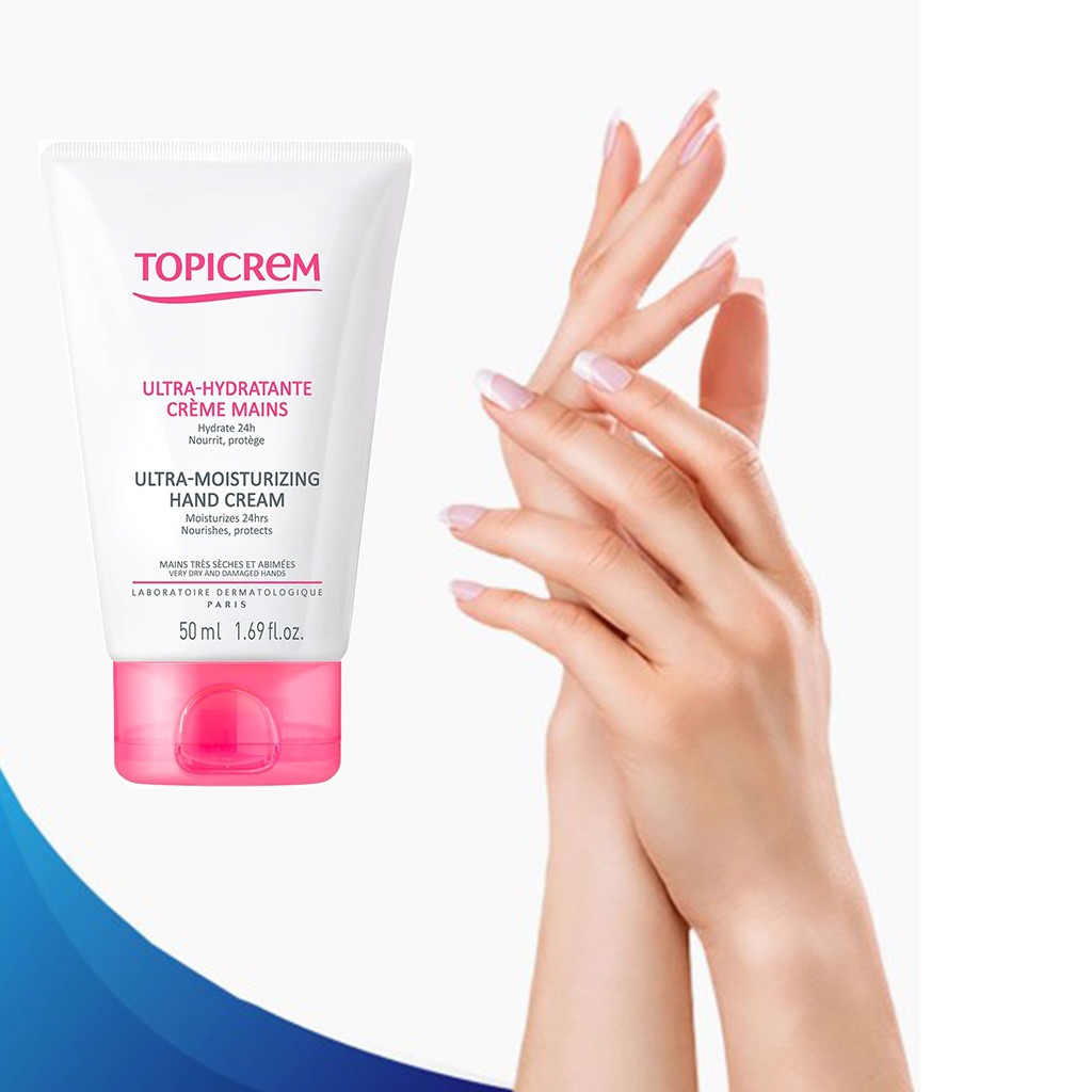 Topicrem Ultra-Moisturizing Hand Cream For Very Dry And Damaged Hands 50ml