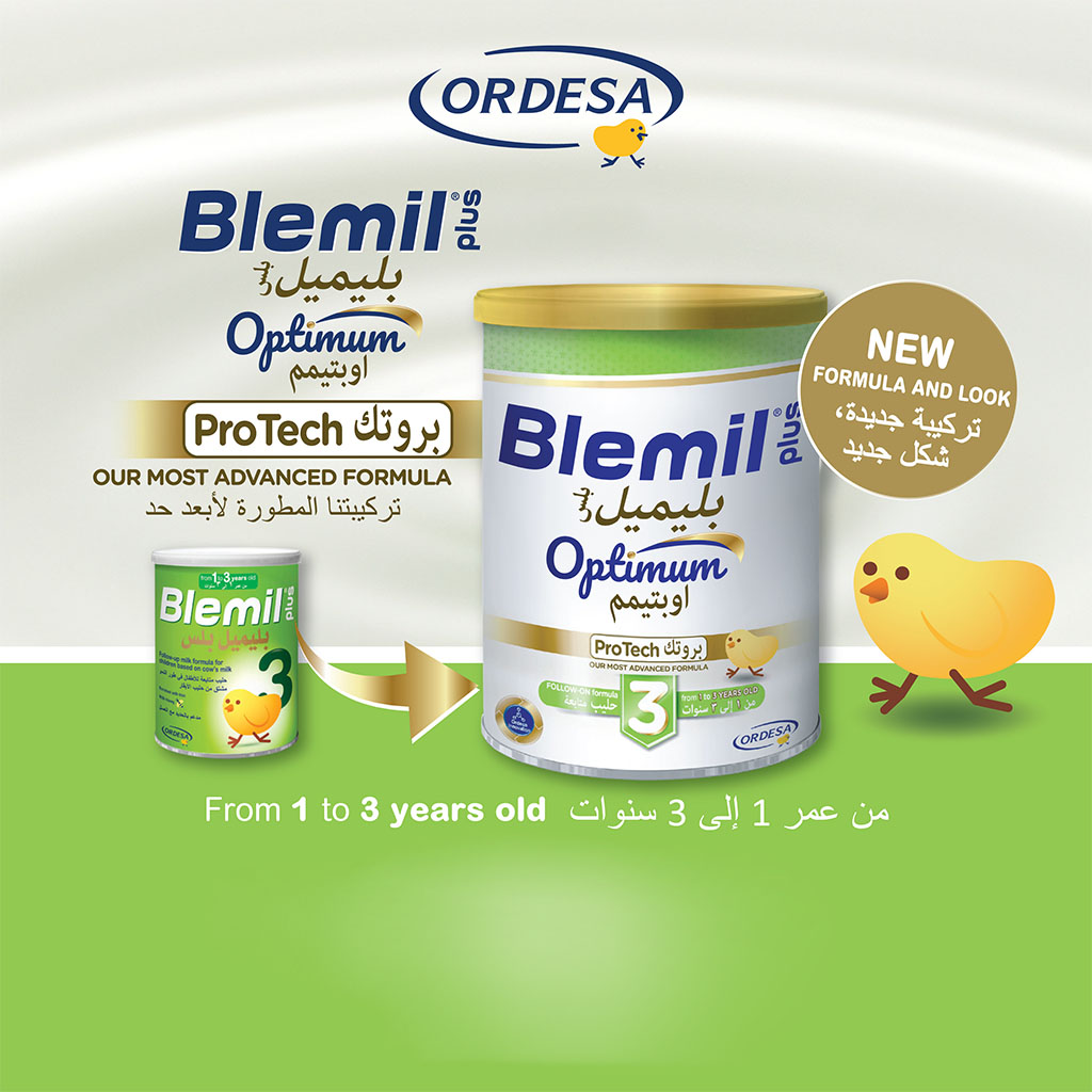 Blemil Plus 3 Optimum Protech Advanced Follow-On Milk Formula For Toddlers 800g