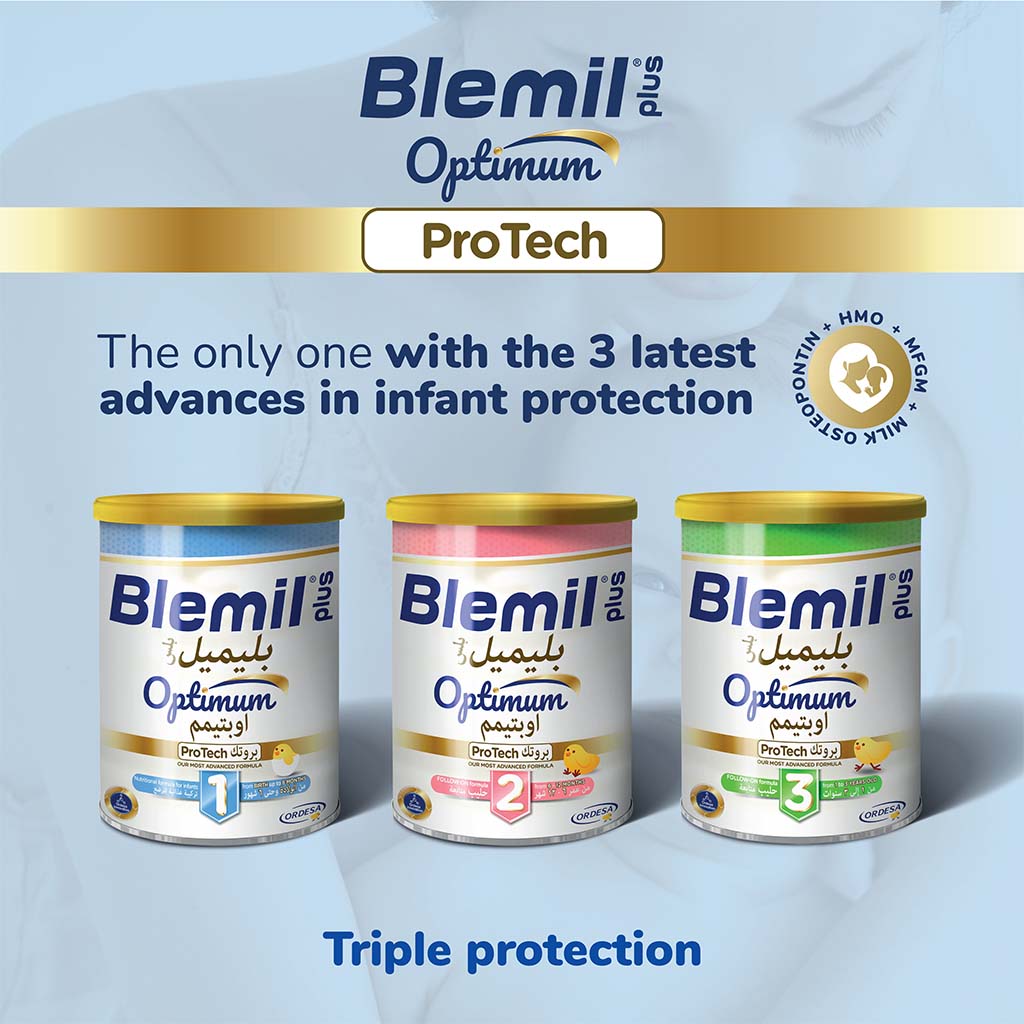 Blemil Plus 3 Optimum Protech Advanced Follow-On Milk Formula For Toddlers 800g