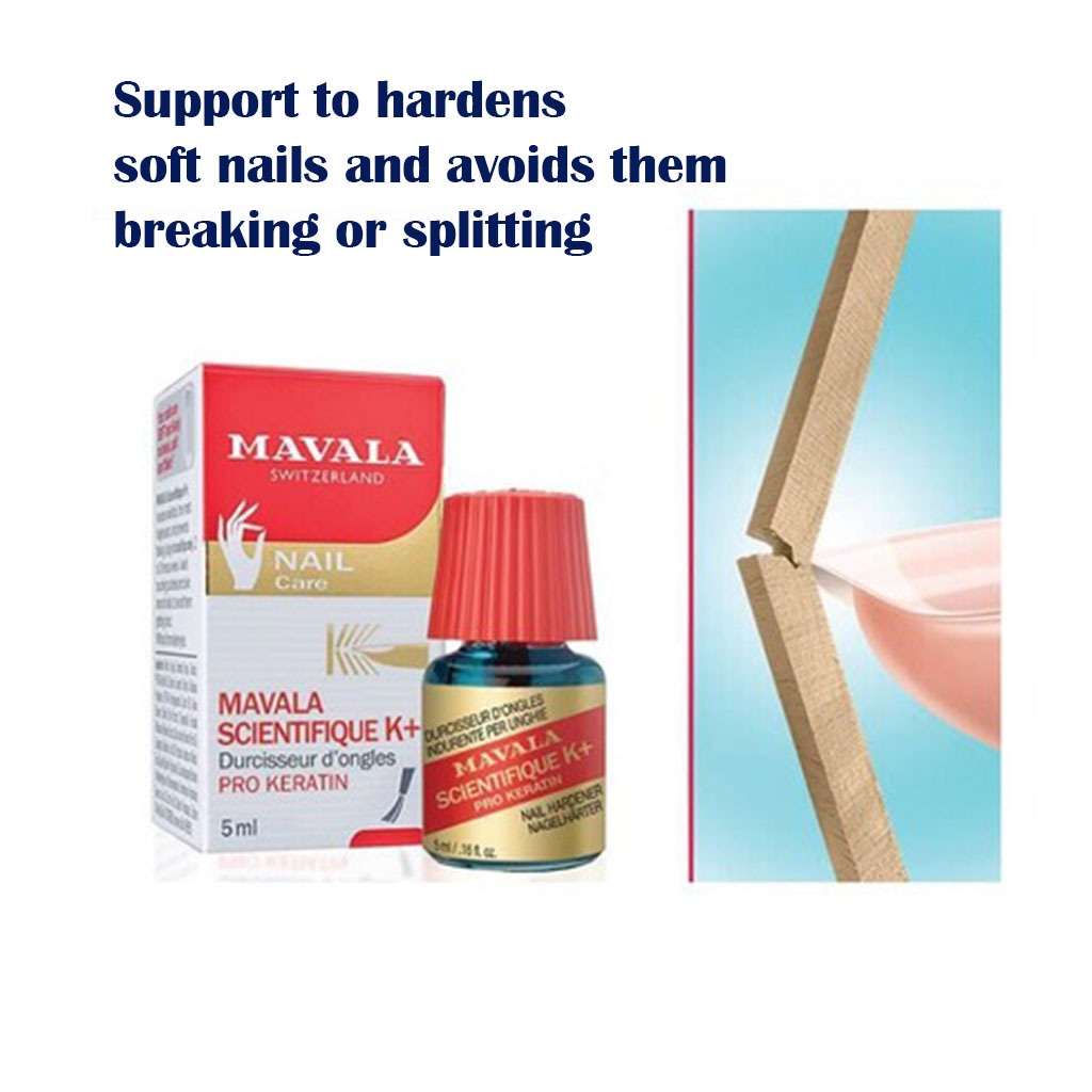 Mavala Nail Care Scientifique K+ Pro Keratin Nail Hardener 5ml