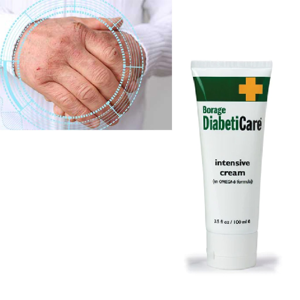 ShiKai Borage DiabetiCare Omega-6 Intensive Cream For Hands, Cuticles & Fingertips 100ml