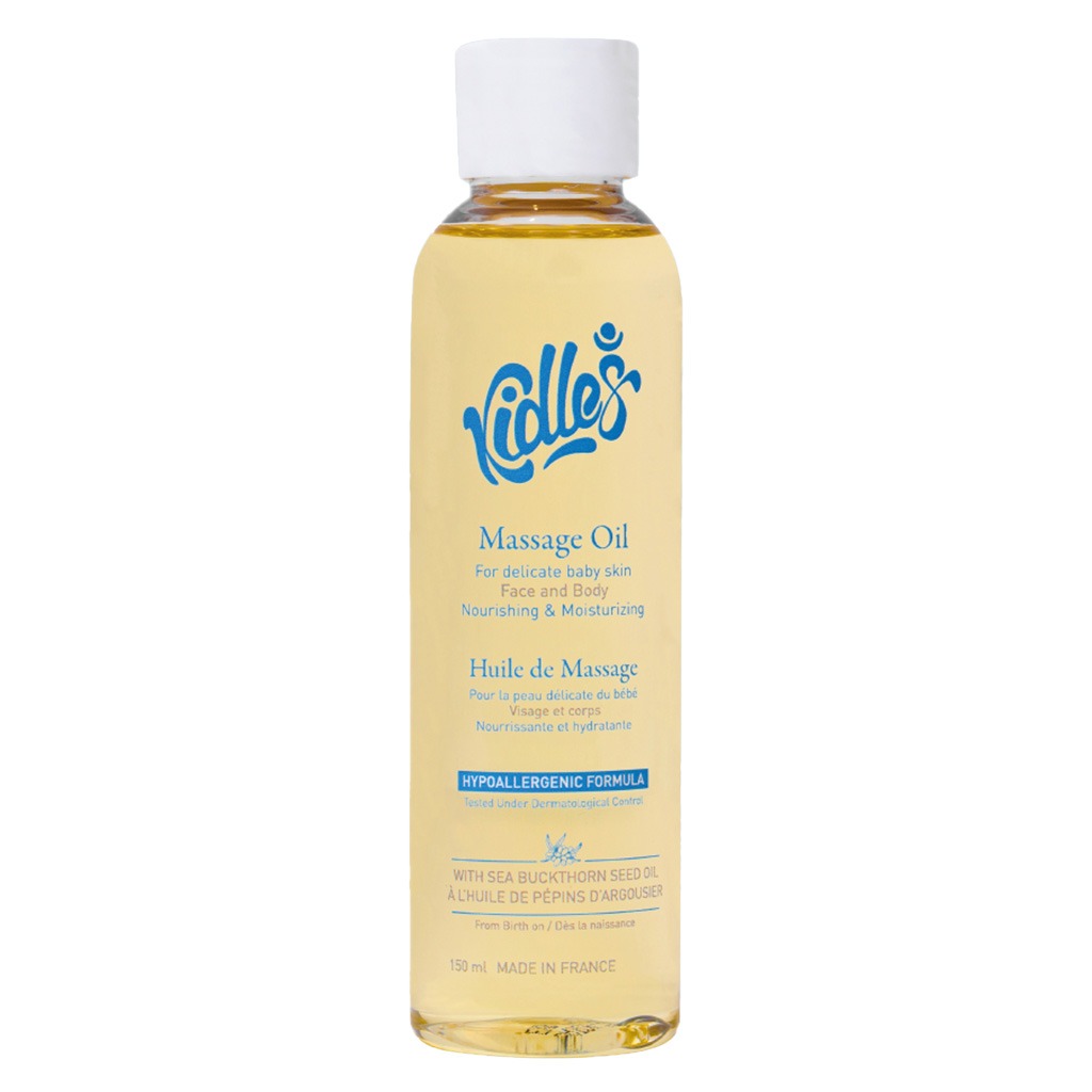 Kidles Baby Nourishing & Moisturizing Face And Body Massage Oil For Delicate Baby Skin 150ml