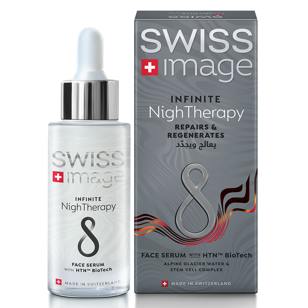 Swiss Image Infinite NighTherapy Repairing & Regenerating Night Face Serum 30ml With Free Travel Pouch