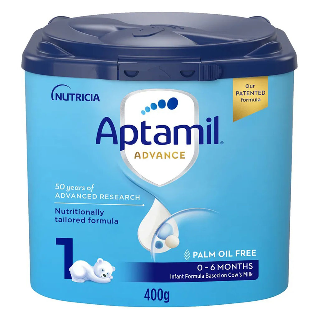 Aptamil Advance Stage 1 Palm Oil Free Baby Milk Formula For 0 To 6 Months 400g 