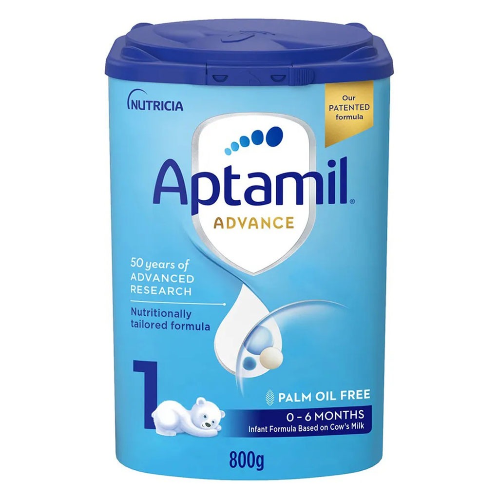 Aptamil Advance Stage 1 Palm Oil Free Baby Milk Formula For 0 To 6 Months 800g 