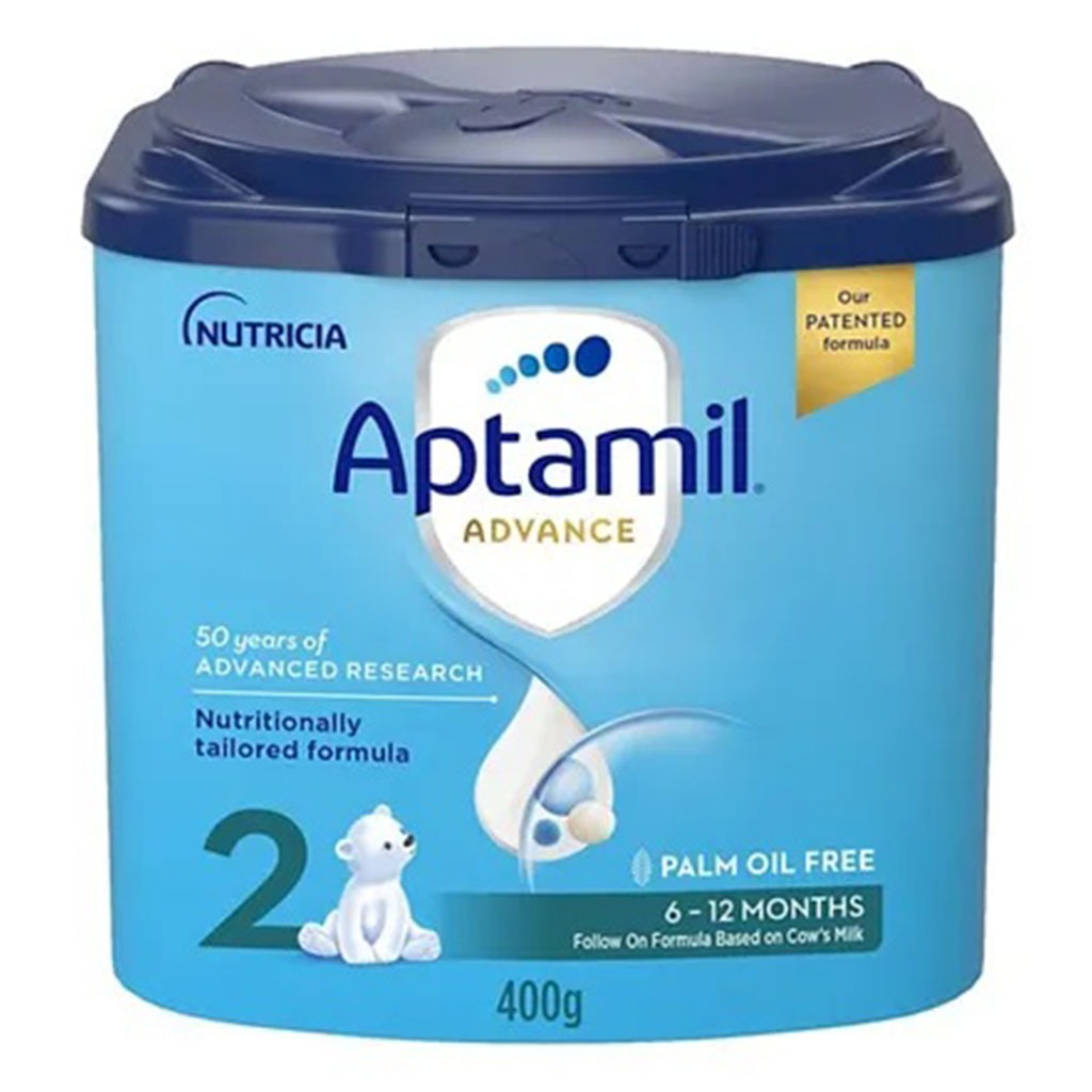Aptamil Advance Stage 2 Palm Oil Free Infant Milk Formula For 6 To 12 Months 400g 