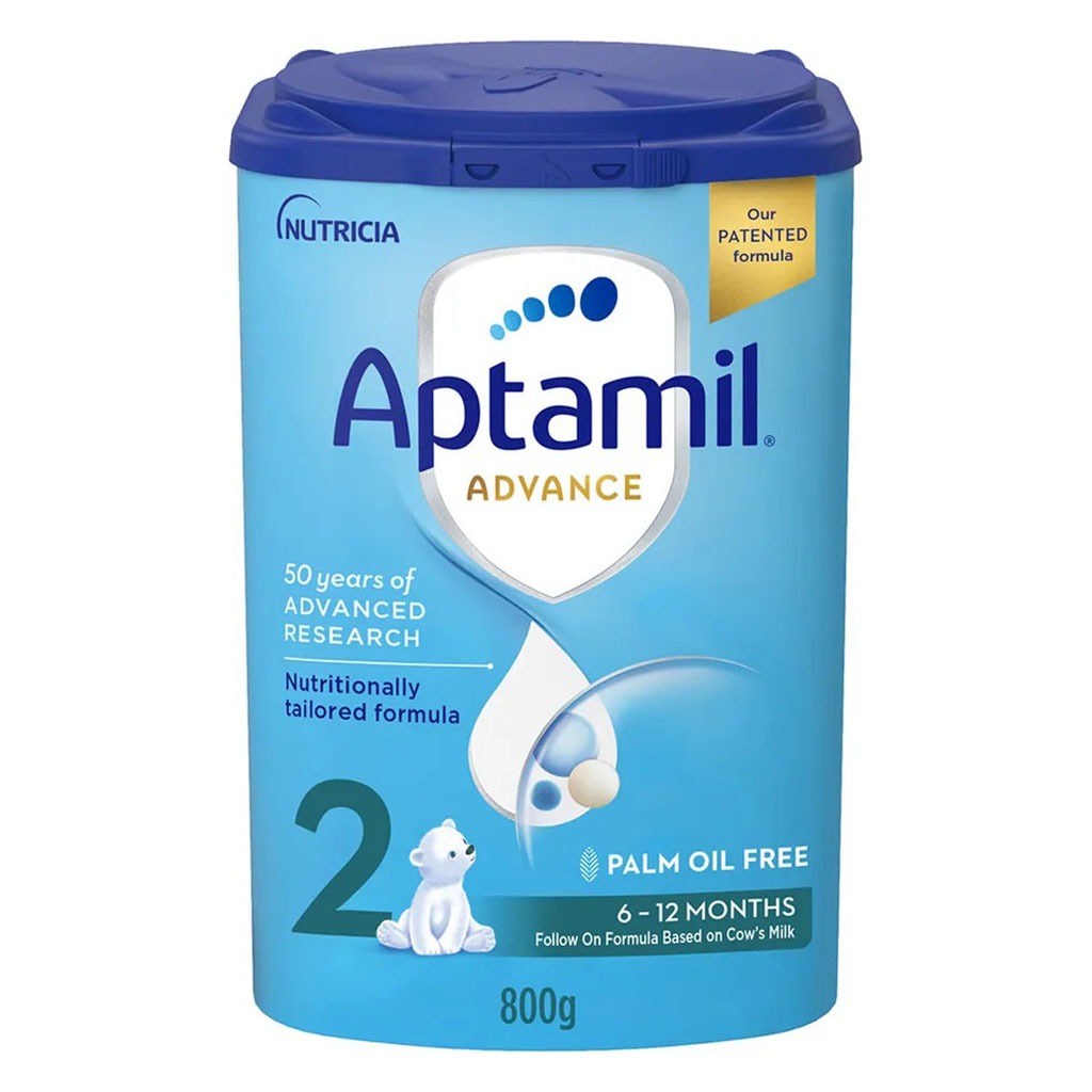 Aptamil Advance Stage 2 Palm Oil Free Infant Milk Formula For 6 To 12 Months 800g 