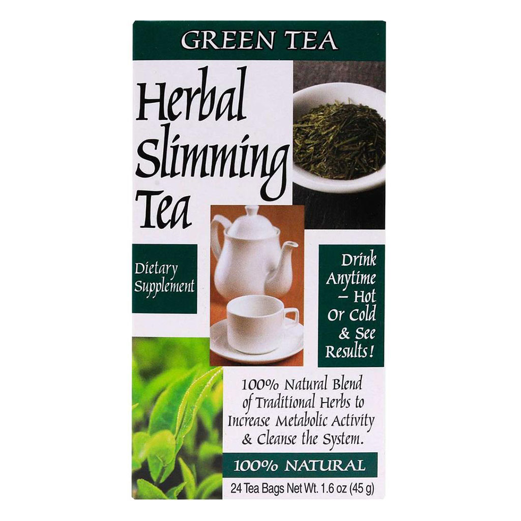 21st Century Herbal Slimming Green Tea Bags 24's 1.6oz, 45g