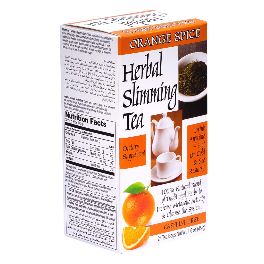 21st Century Herbal Slimming Tea Bag, Orange Spice, Pack of 24's