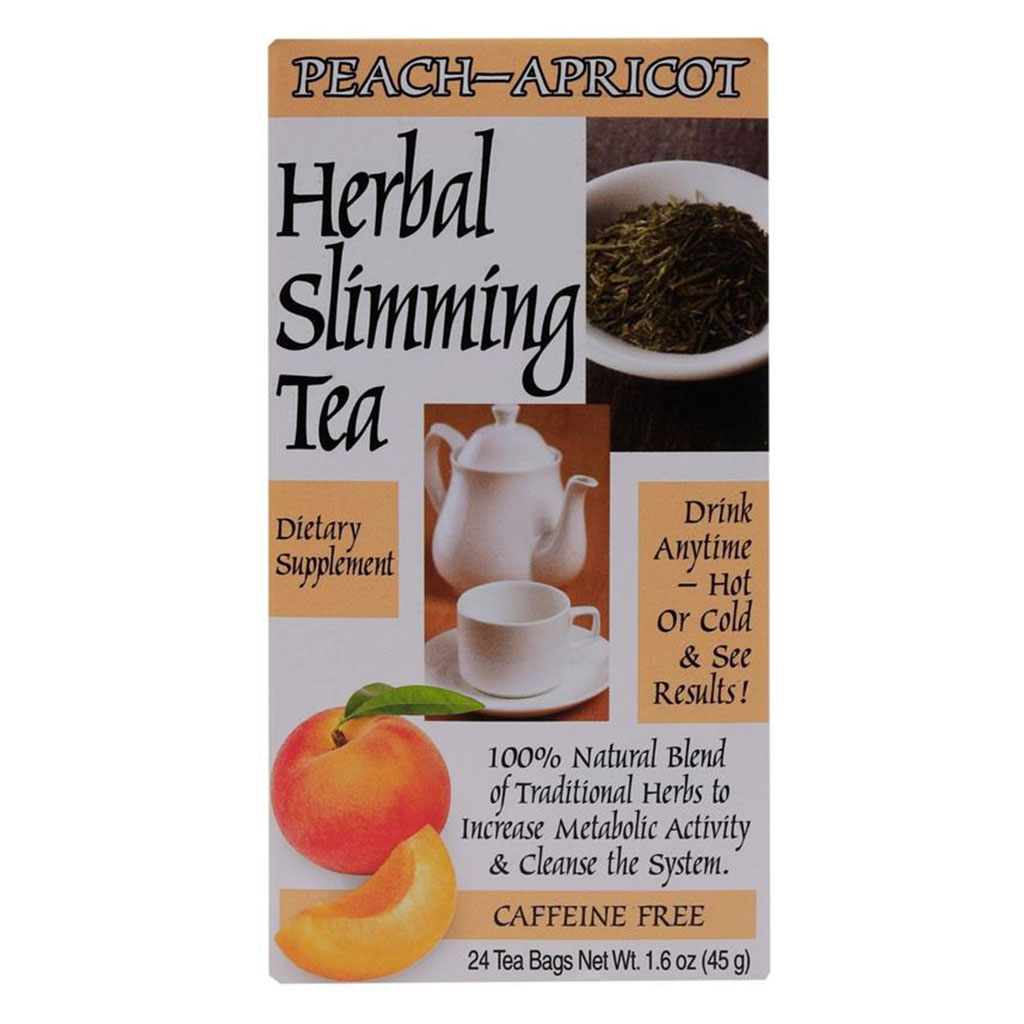 21st Century Herbal Slimming Peach-Apricot Tea Bags 24's 1.6oz, 45g