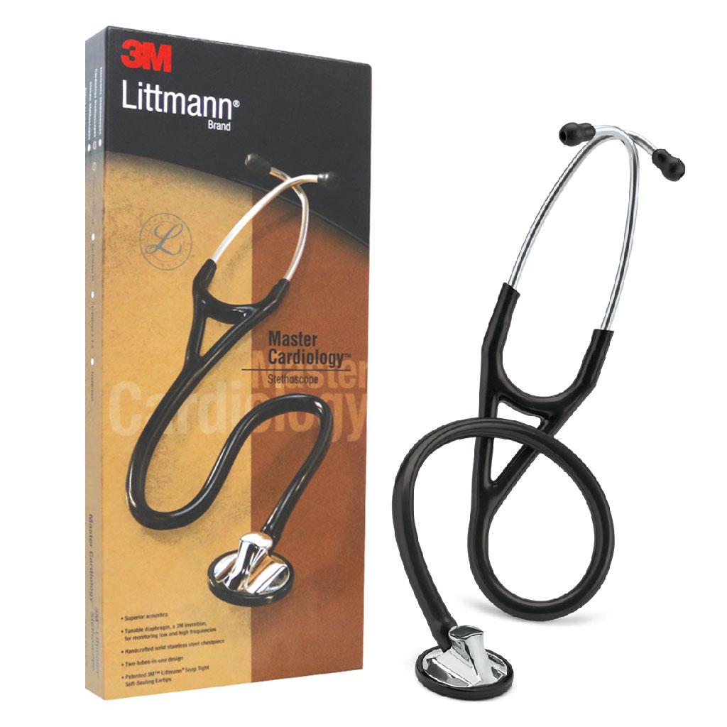 3M Littmann Master Cardiology Stethoscope Black 2160
