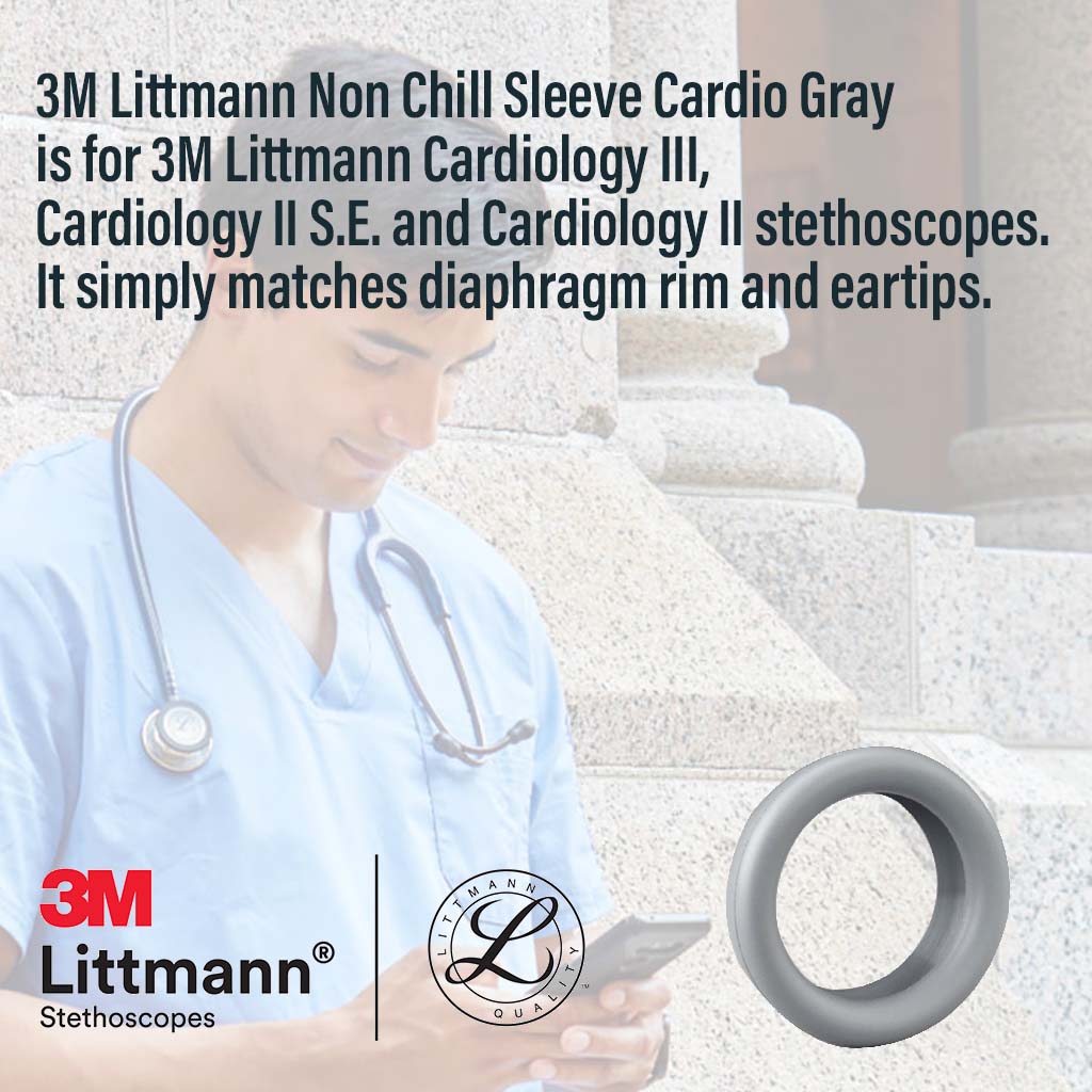 3M Littmann Non Chill Sleeve Cardio Gray