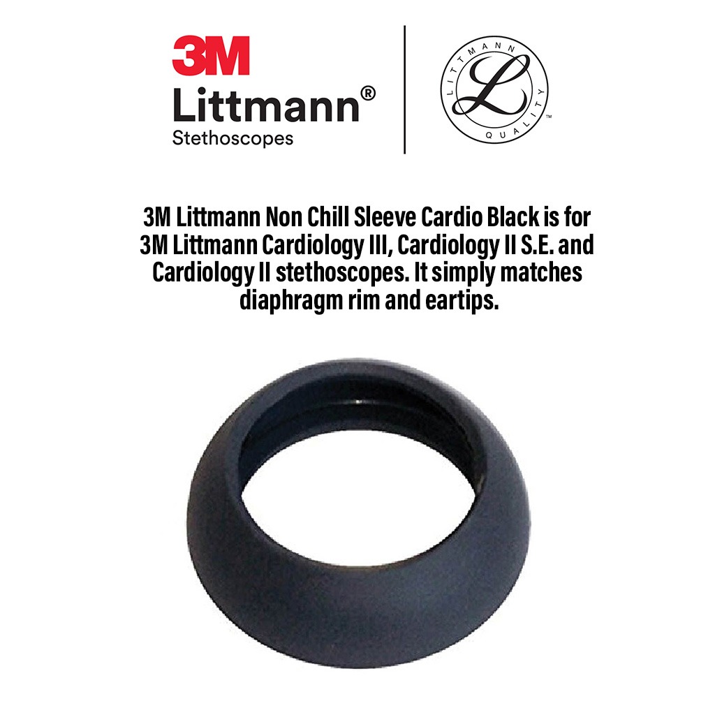 3M Littmann Non Chill Sleeve Cardio Black