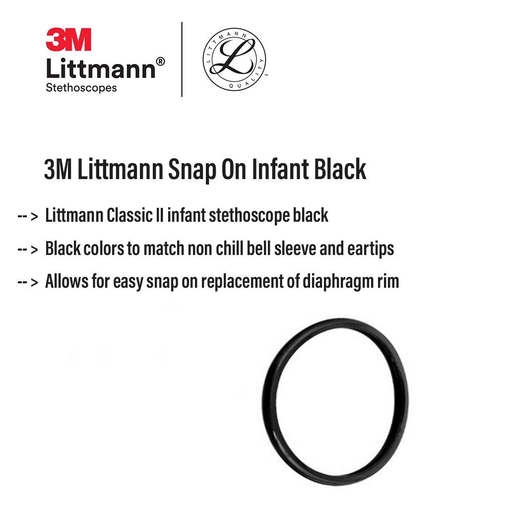 3M Littmann Snap On Infant Black