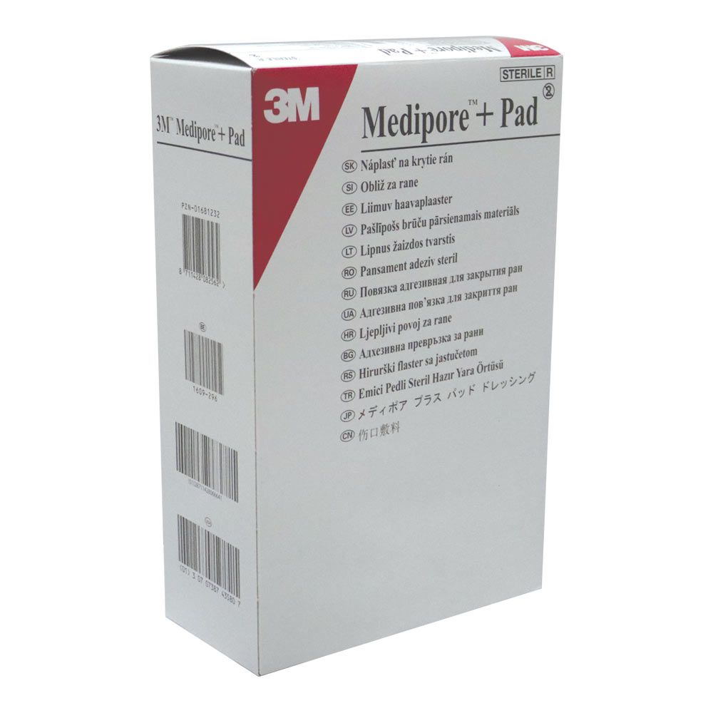 3M Medipore + Pad 10 cm x 15 cm 25's