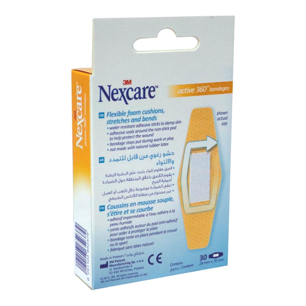 3M Nexcare Active Bandages 30's