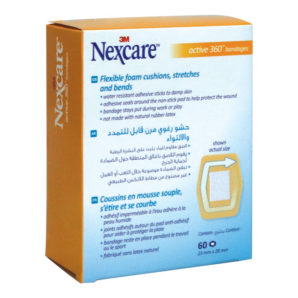 3M Nexcare Active Bandages 60's