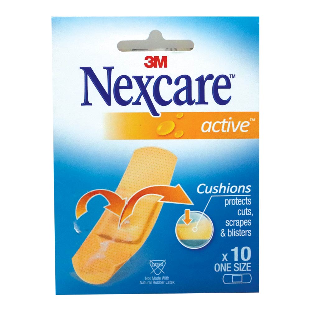 3M Nexcare Active Cushions Strip 10's