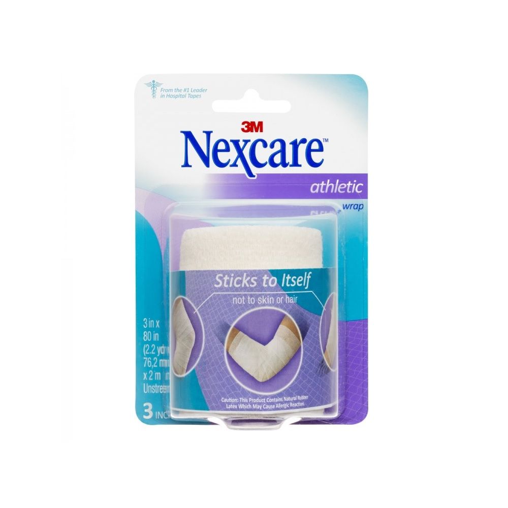 3M Nexcare Athletic Wrap White 3 inch x 2.2 yards