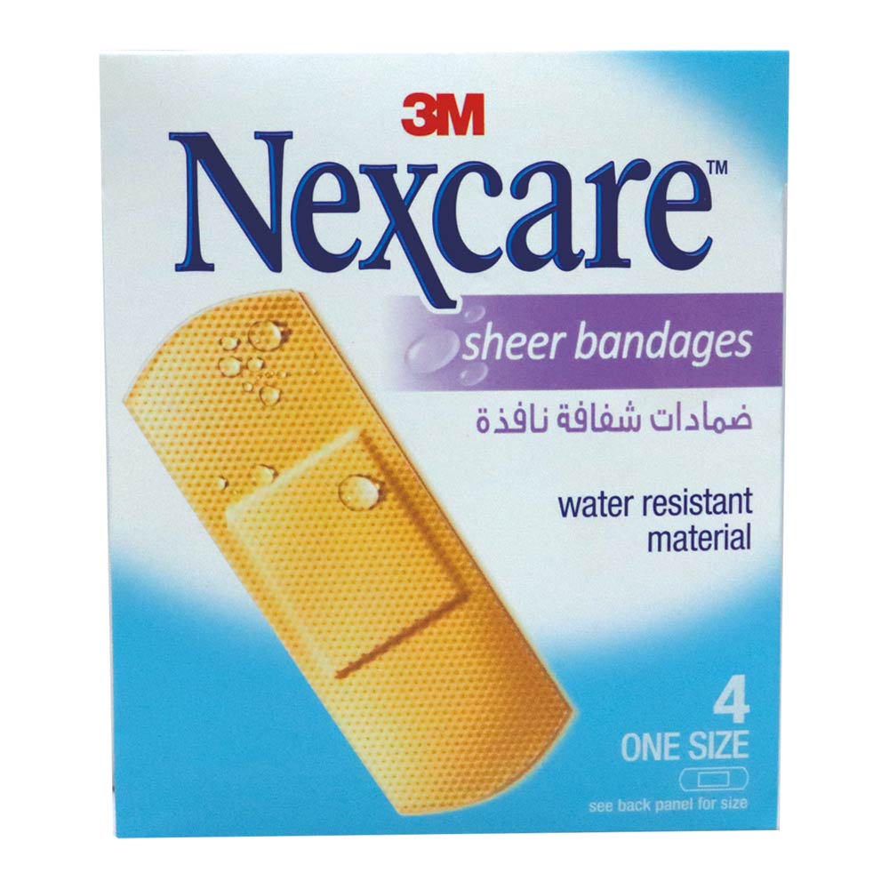 3M Nexcare Sheer Bandages 4's