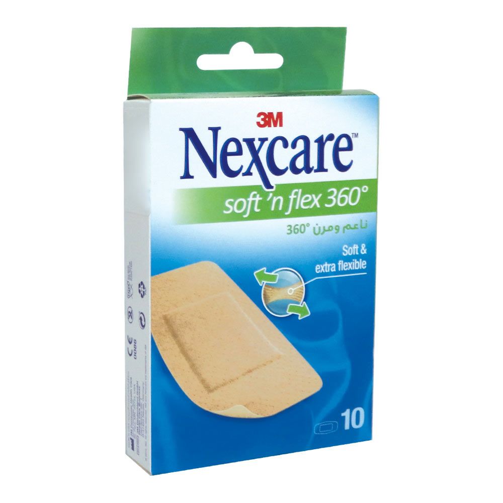3M Nexcare Soft 'n Flex Bandages 10's