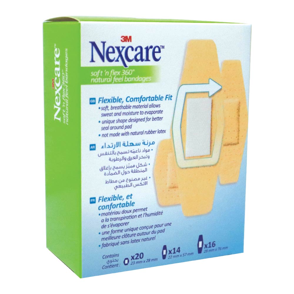 3M Nexcare Soft 'n flex Assorted Bandage 50's