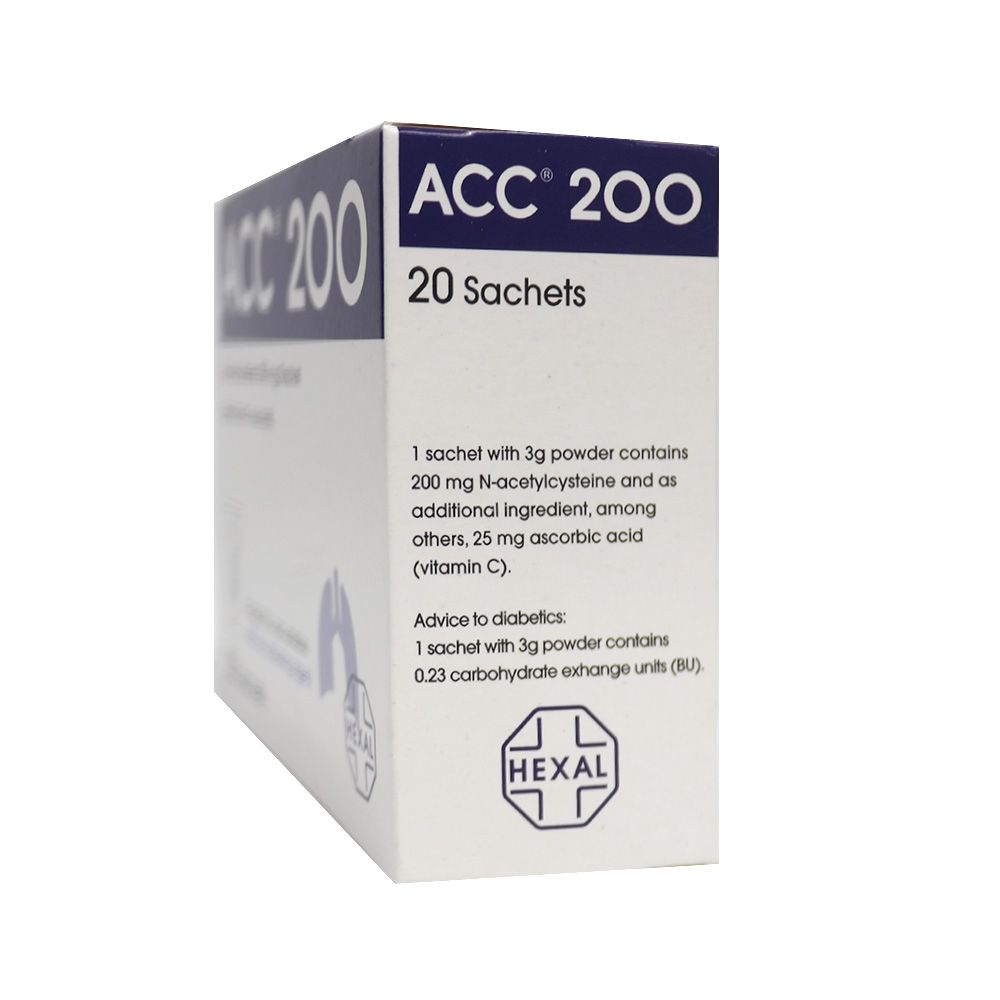 ACC 200 mg Sachet 20's