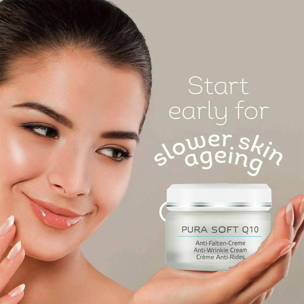 Annemarie Borlind Pura Soft Q10 Anti-Wrinkle Cream With Coenzyme Q10 & Vitamin E 50ml