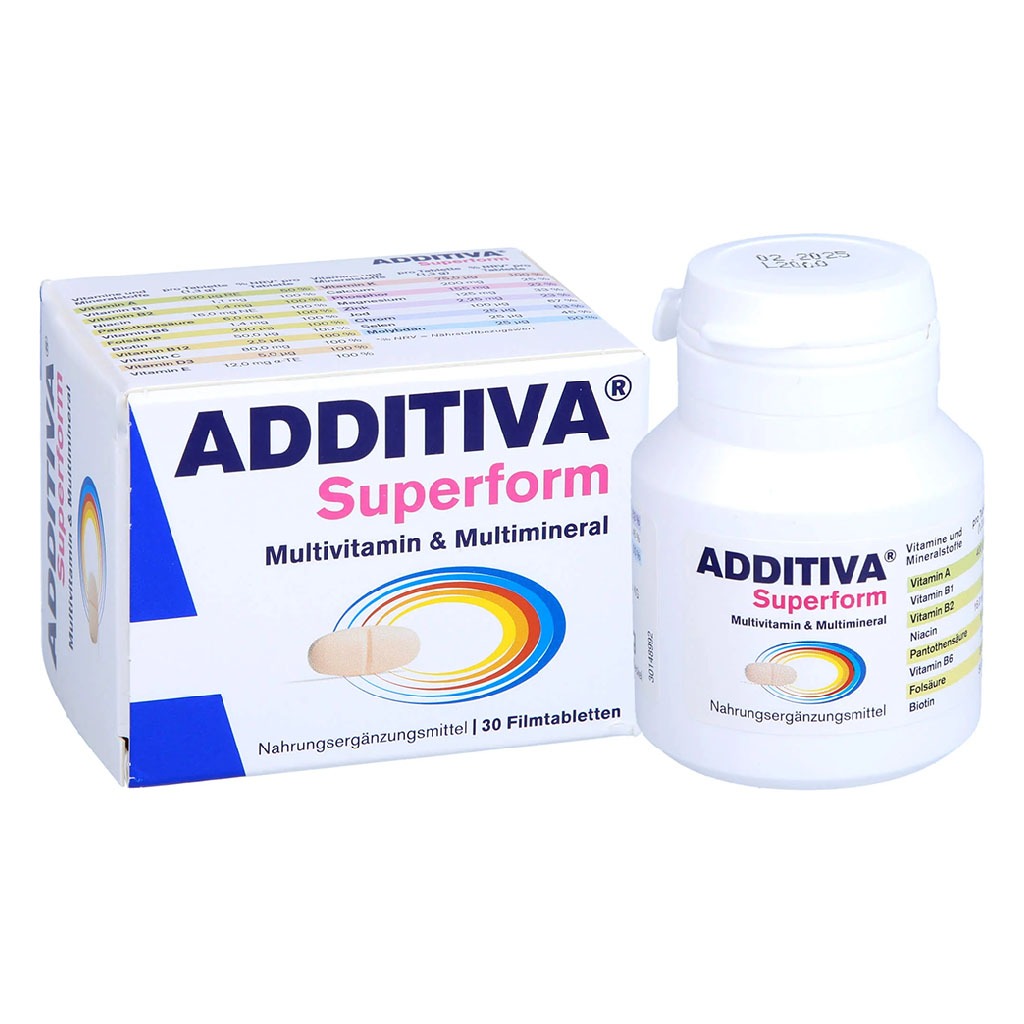 Additiva Superform Multivitamin & Multimineral Tablets 30's